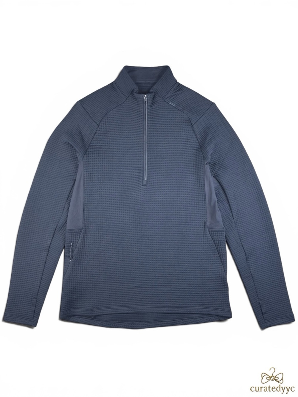 Lululemon Men's Waffle-Knit Technical Half-Zip Pullover - Size S